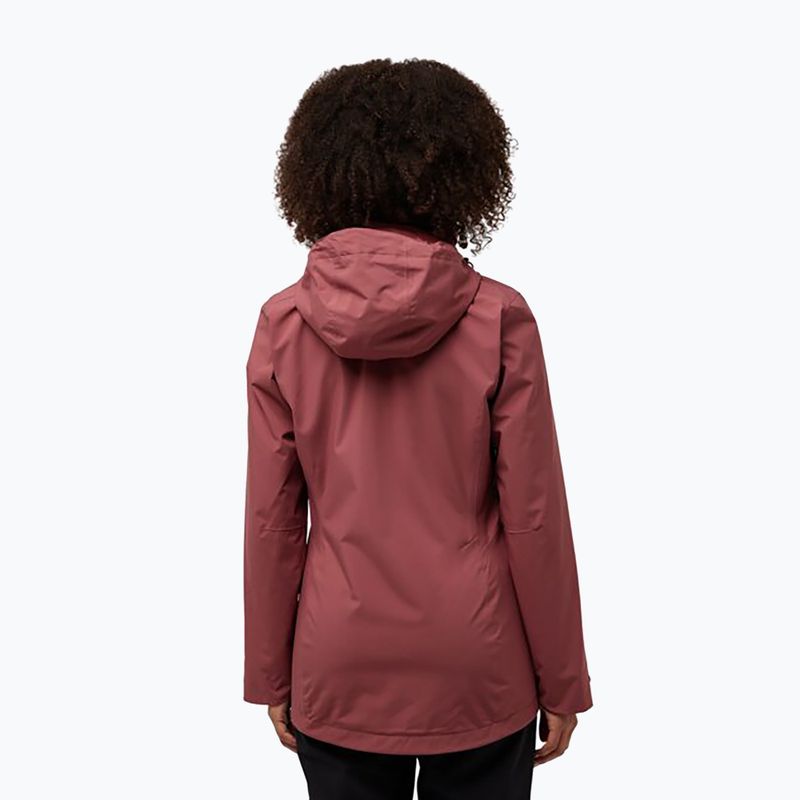 Jack Wolfskin women's Rotwand 3In1 fleece sweatshirt red ochre 2