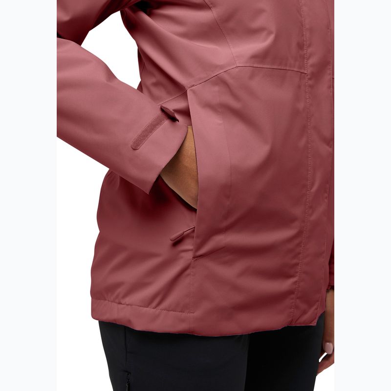 Jack Wolfskin women's Rotwand 3In1 fleece sweatshirt red ochre 7