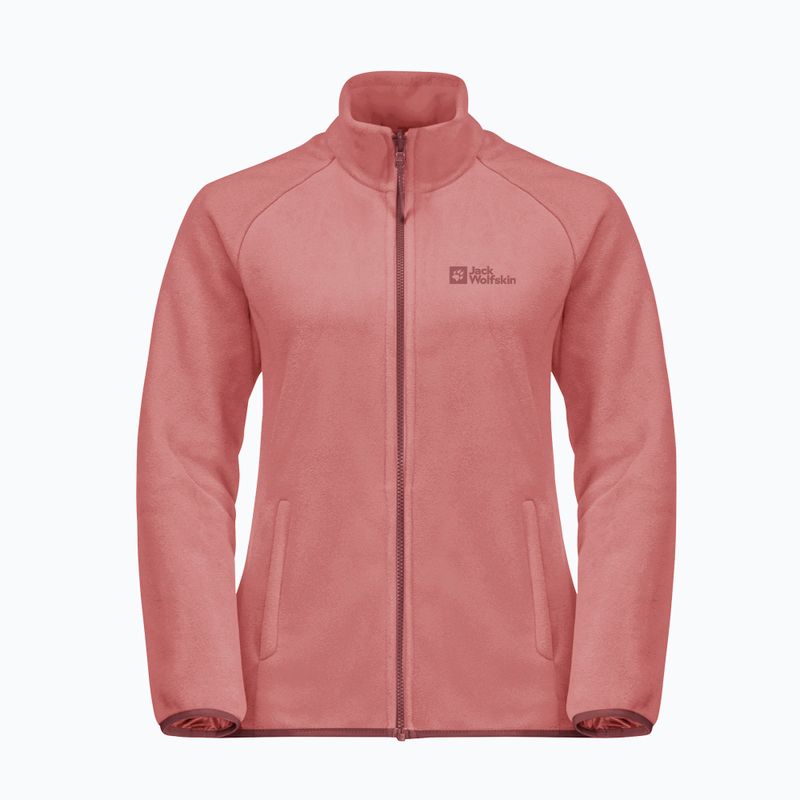 Jack Wolfskin women's Moonrise 3In1 jacket red ochre 10