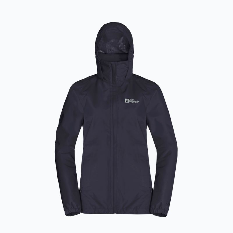 Jack Wolfskin Stormy Point 2L women's rain jacket graphite 8