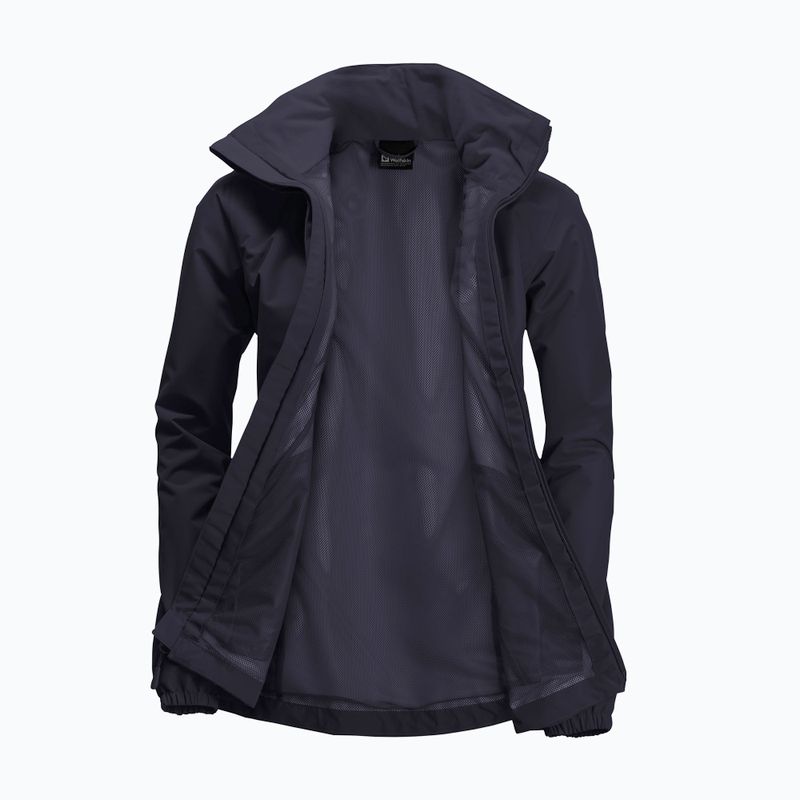 Jack Wolfskin Stormy Point 2L women's rain jacket graphite 9
