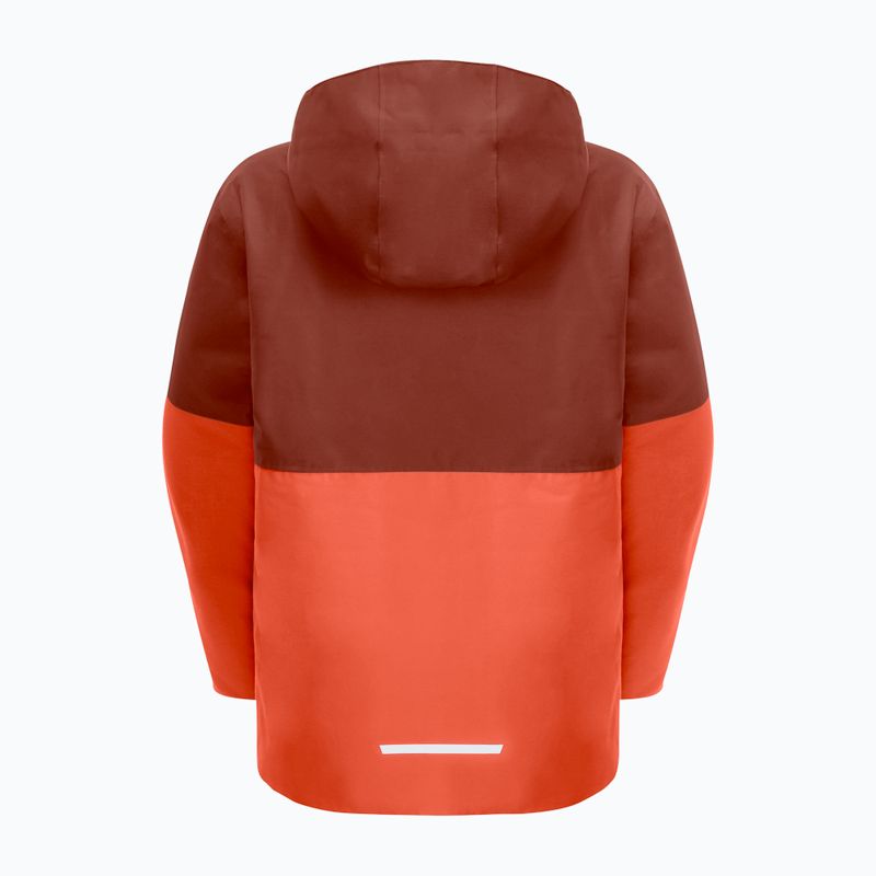 Jack Wolfskin children's down jacket Actamic 2L Ins coral orange 6