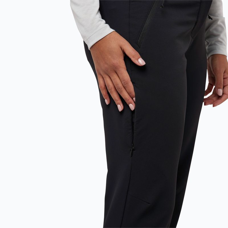 Women's softshell trousers Jack Wolfskin Activate Thermic black 3