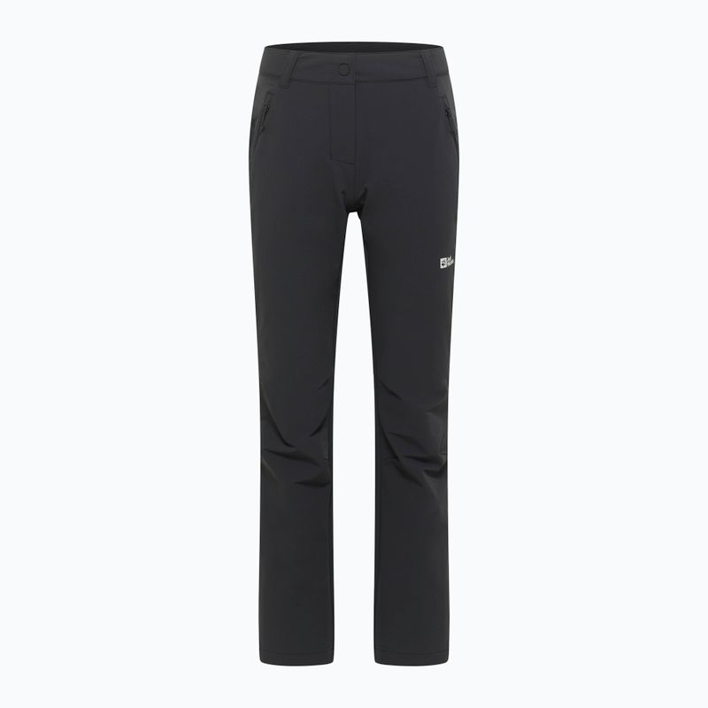 Women's softshell trousers Jack Wolfskin Activate Thermic black 6