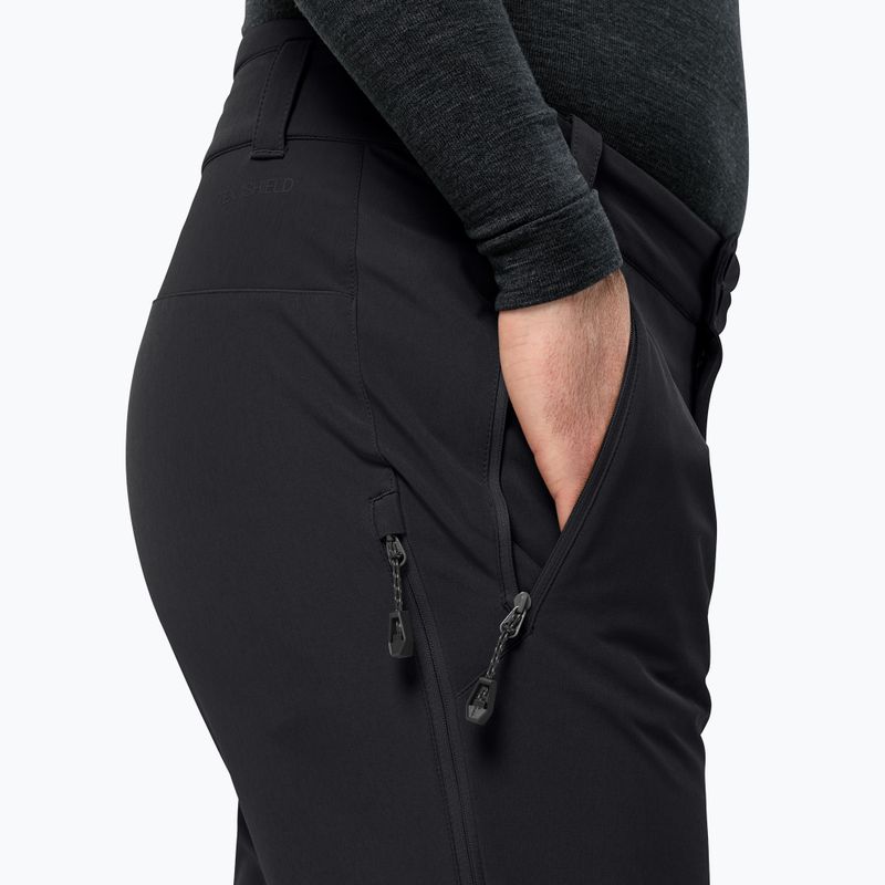 Jack Wolfskin men's softshell trousers Alpspitze Tour black 3