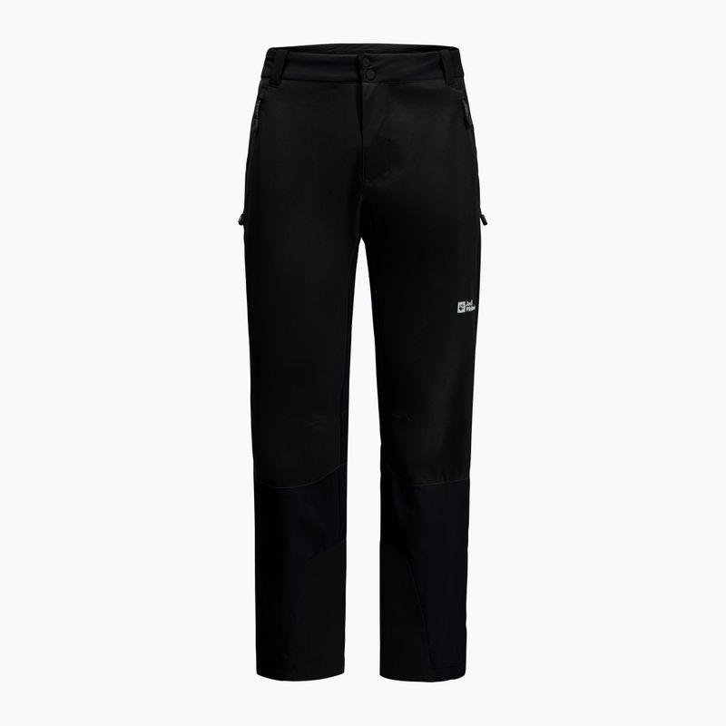 Jack Wolfskin men's softshell trousers Alpspitze Tour black 6