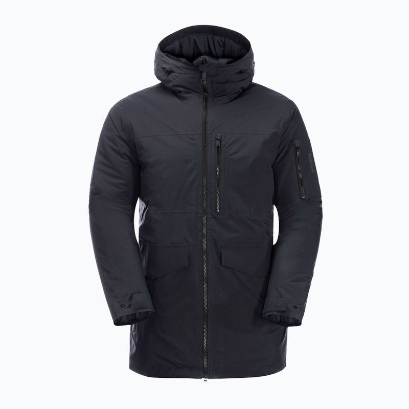 Men's Jack Wolfskin Koenigsbau Parka down jacket dark navy 7