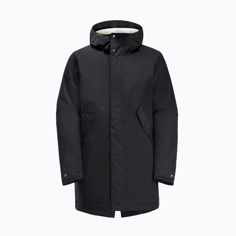 Jack Wolfskin women's winter jacket Talforst Parka black 7