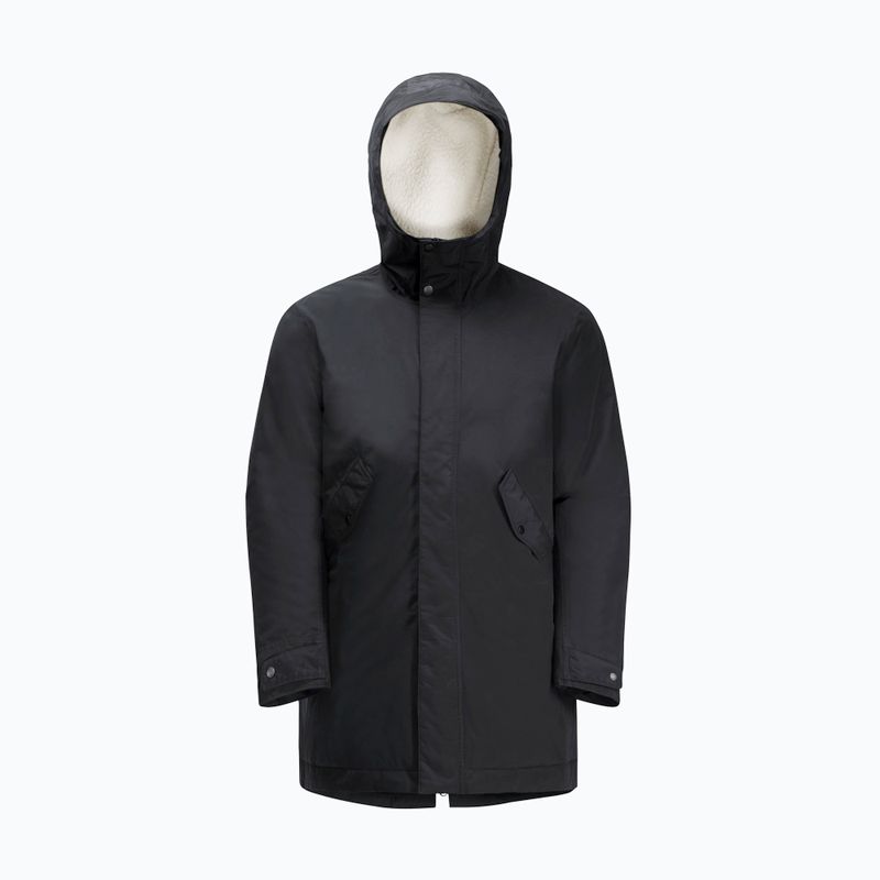 Jack Wolfskin women's winter jacket Talforst Parka black 8