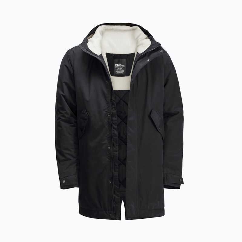 Jack Wolfskin women's winter jacket Talforst Parka black 9
