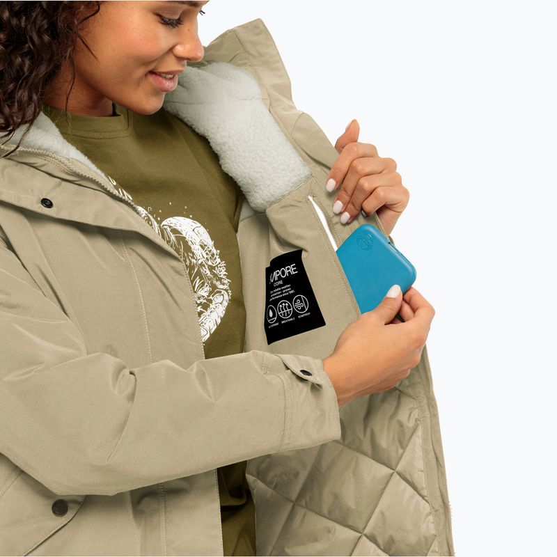 Jack Wolfskin women's winter jacket Talforst Parka anis 4