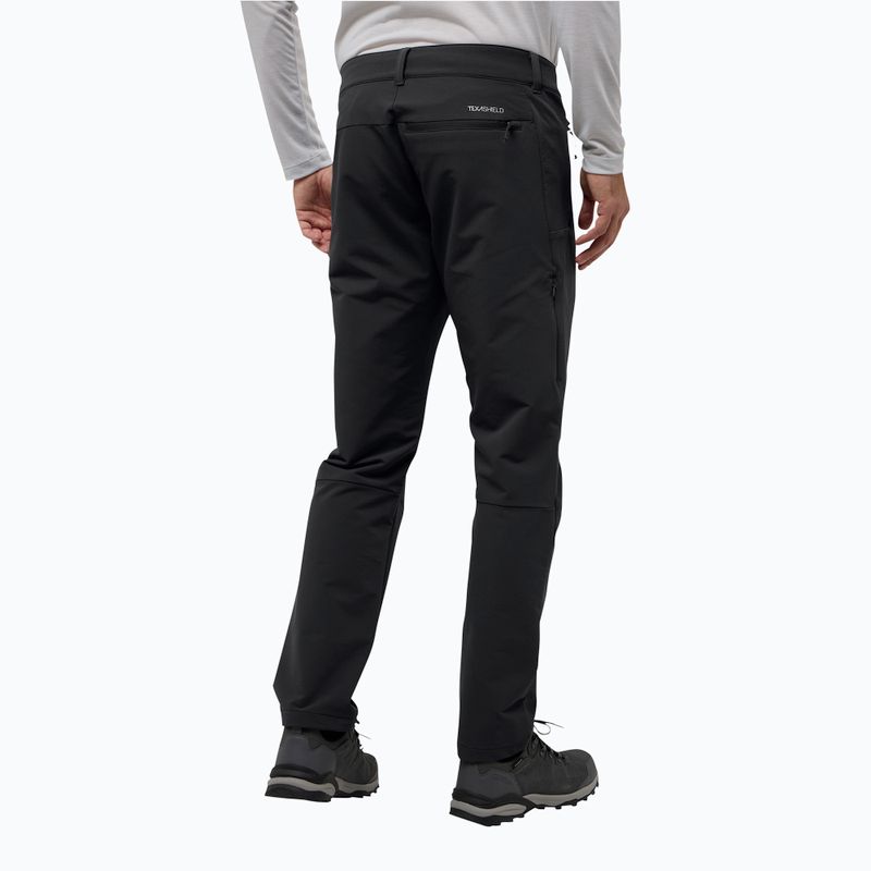 Men's softshell trousers Jack Wolfskin Activate Thermic black 2