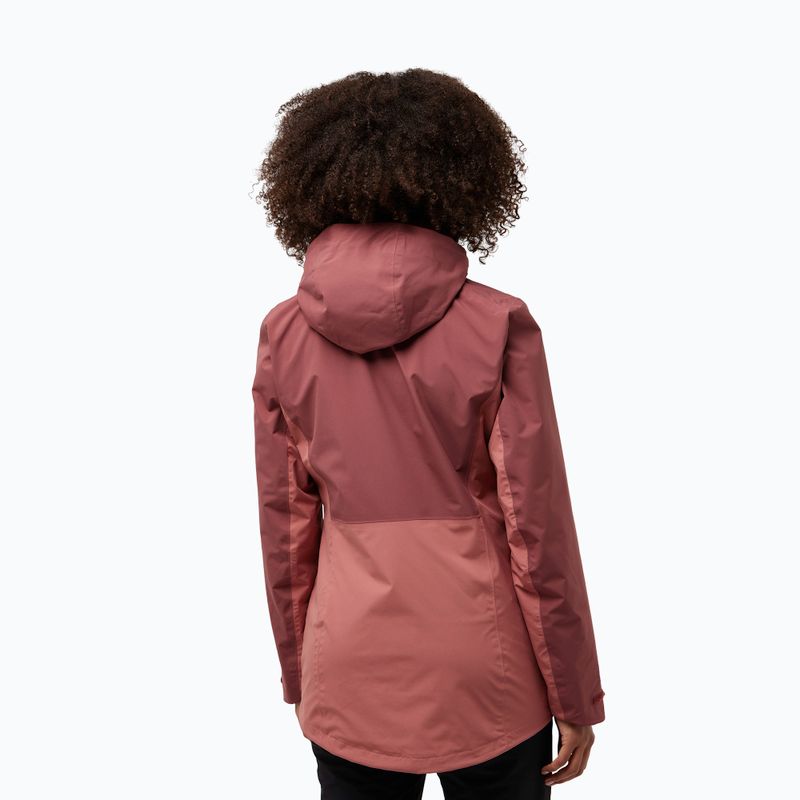 Women's 3-in-1 Jacket Jack Wolfskin Hunberg mineral red 2