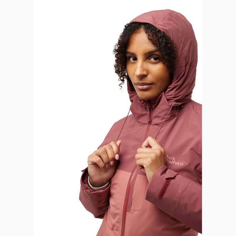 Women's 3-in-1 Jacket Jack Wolfskin Hunberg mineral red 5