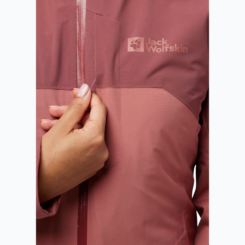 Jack Wolfskin women's 3-in-1 jacket Hunberg mineral red 9