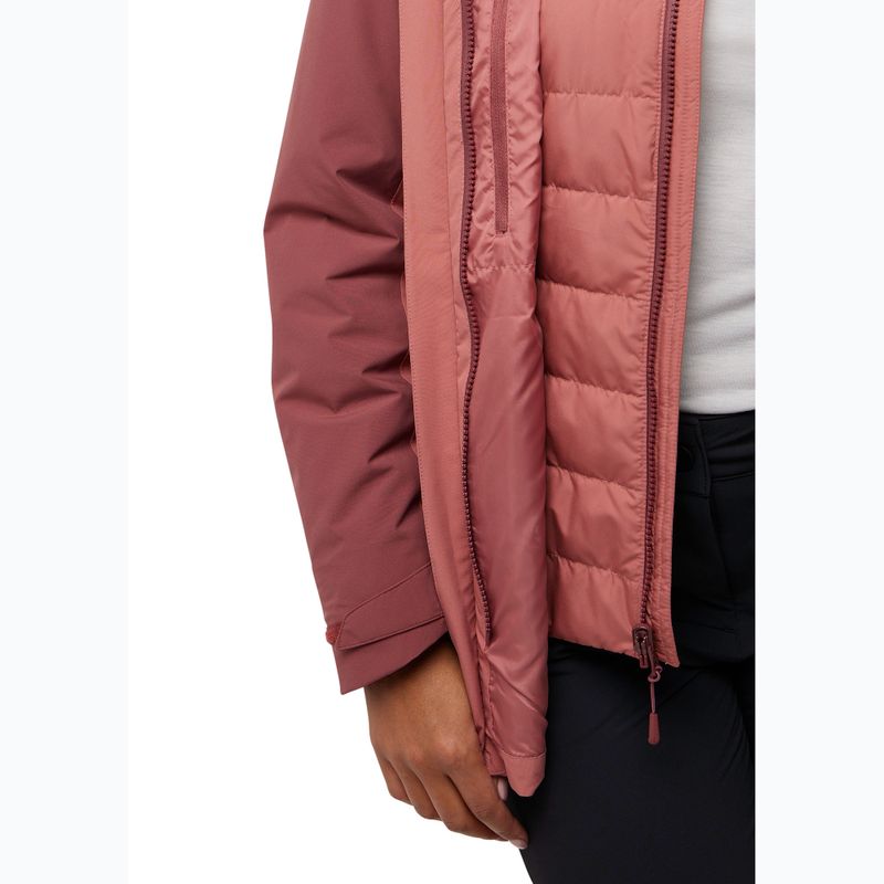 Jack Wolfskin women's 3-in-1 jacket Hunberg mineral red 12