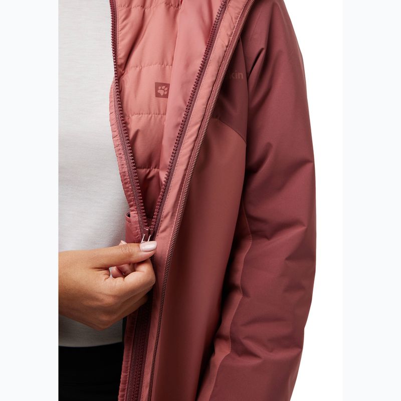 Women's 3-in-1 Jacket Jack Wolfskin Hunberg mineral red 13