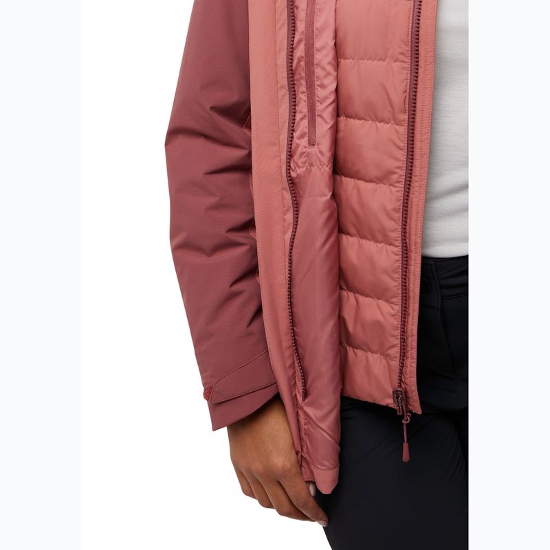 Jack Wolfskin women's 3-in-1 jacket Hunberg mineral red 14