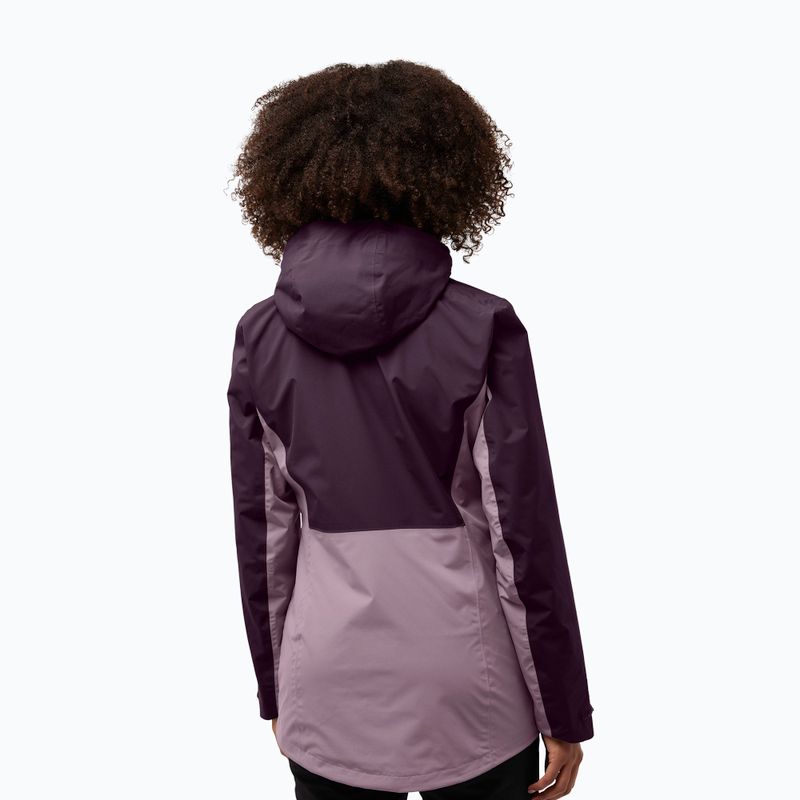 Women's 3-in-1 Jacket Jack Wolfskin Hunberg wild blossom 2