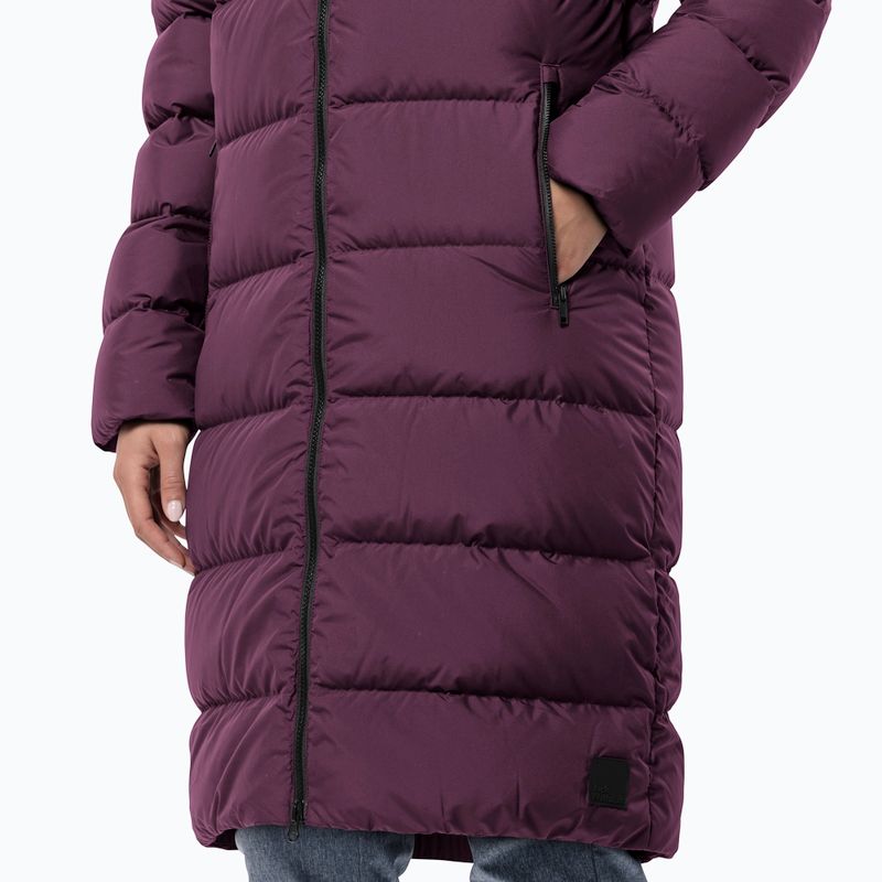 Jack Wolfskin women's down coat Frozen Palace berry jam 4