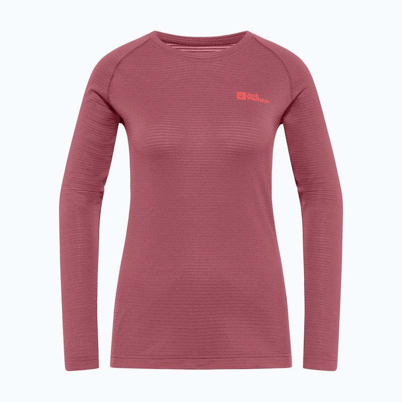 Jack Wolfskin women's thermo-active Longsleeve Infinite Warm red ochre 3