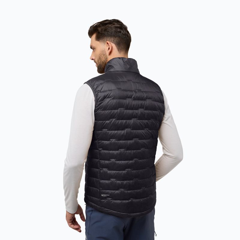 Men's Jack Wolfskin Passamani Down phantom trekking gilet 2