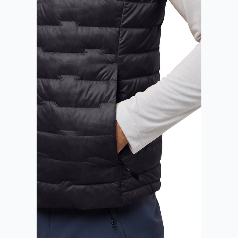 Men's Jack Wolfskin Passamani Down phantom trekking gilet 5
