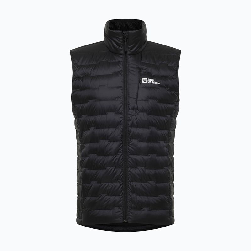 Men's Jack Wolfskin Passamani Down phantom trekking gilet 10