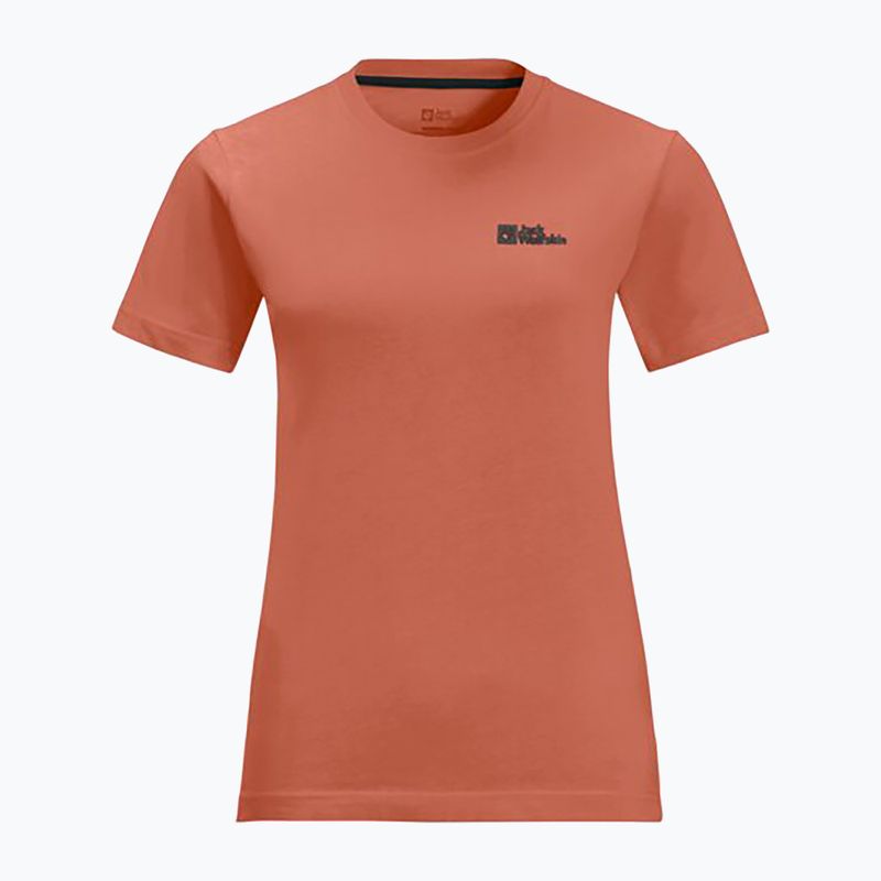 Women's trekking t-shirt Jack Wolfskin Essential warm amber