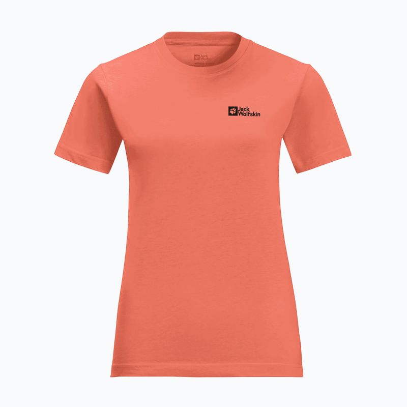 Women's trekking t-shirt Jack Wolfskin Essential warm amber 3