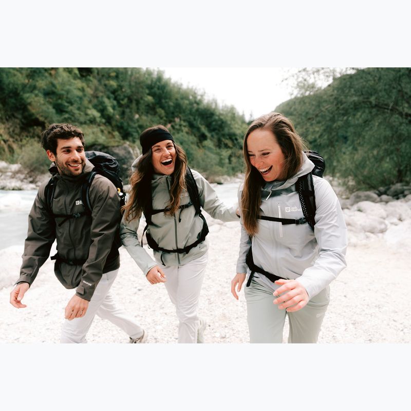 Jack Wolfskin men's Prelight 2L Ins cold coffee rain jacket 16