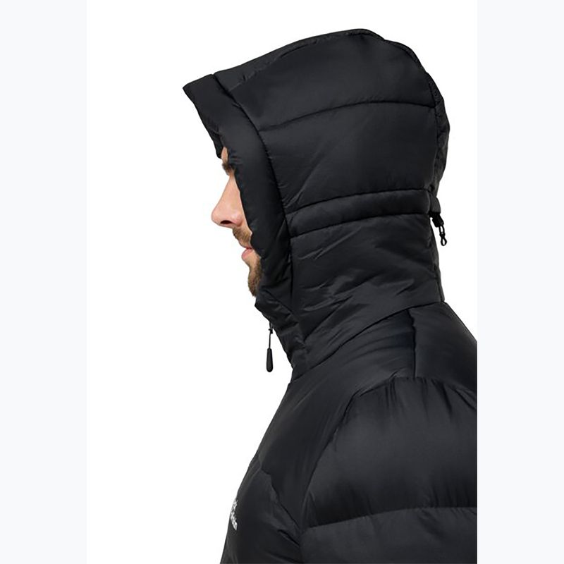 Jack Wolfskin men's down jacket Nebelhorn Down Hoody black 6