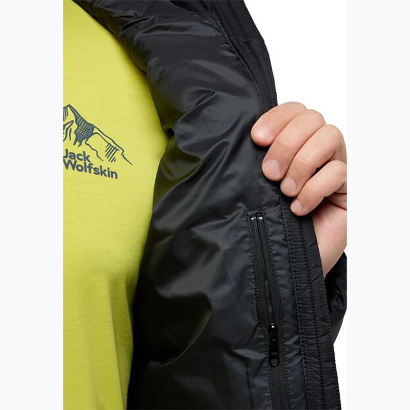 Jack Wolfskin men's down jacket Nebelhorn Down Hoody black 8