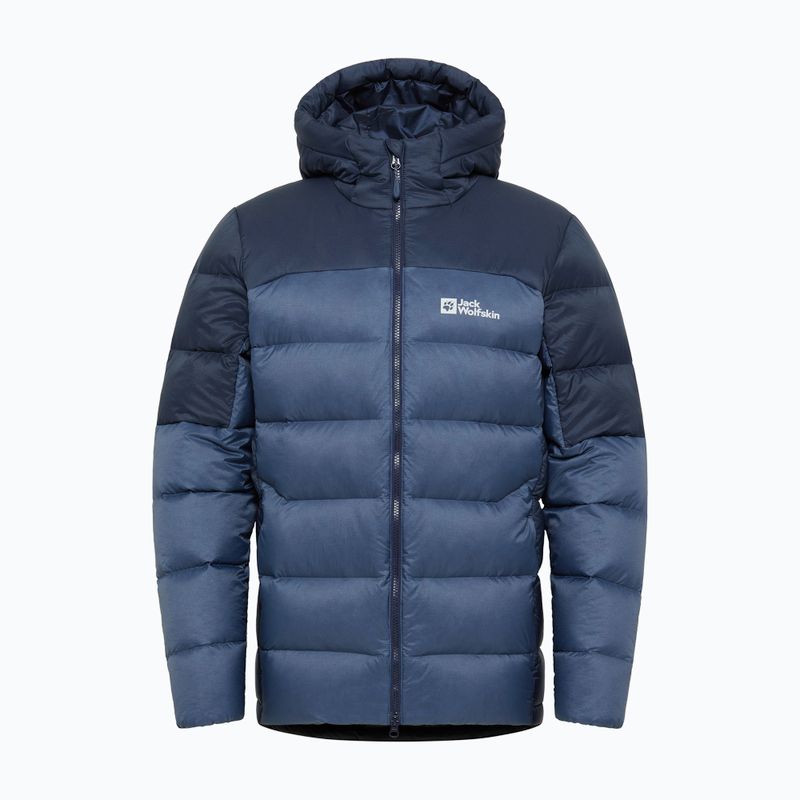 Jack Wolfskin men's down jacket Nebelhorn Down Hoody nature blue 10