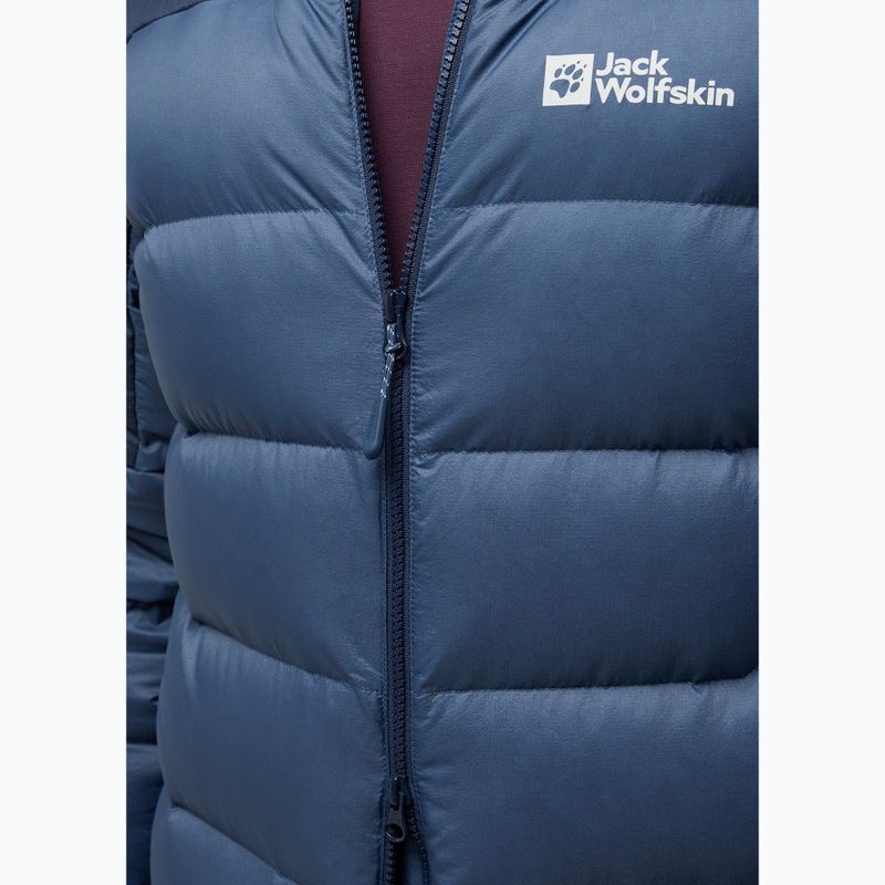 Jack Wolfskin men's down jacket Nebelhorn Down Hoody nature blue 7