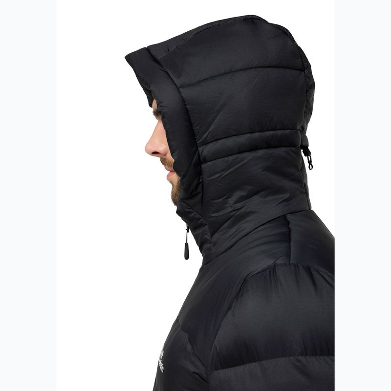 Jack Wolfskin men's down jacket Nebelhorn Down Hoody black 5
