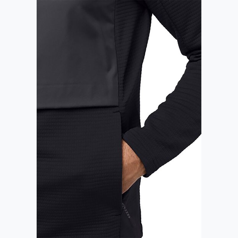 Jack Wolfskin men's fleece sweatshirt Dormer black 3