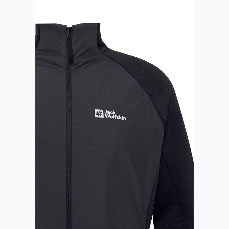 Jack Wolfskin men's fleece sweatshirt Dormer black 7