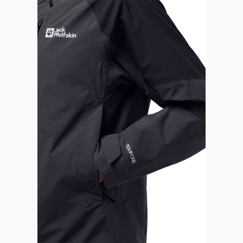 Jack Wolfskin Eagle Peak 2L phantom rain jacket 7