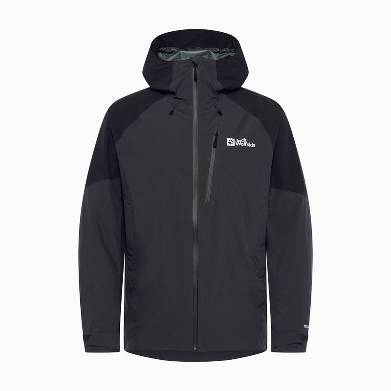Jack Wolfskin Eagle Peak 2L phantom rain jacket 10