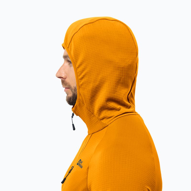 Men's Jack Wolfskin Kolbenberg Hooded Fz fleece sweatshirt safflower 3