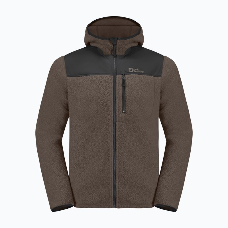 Jack Wolfskin men's fleece jacket Kammweg Pile Fz cold coffee 7
