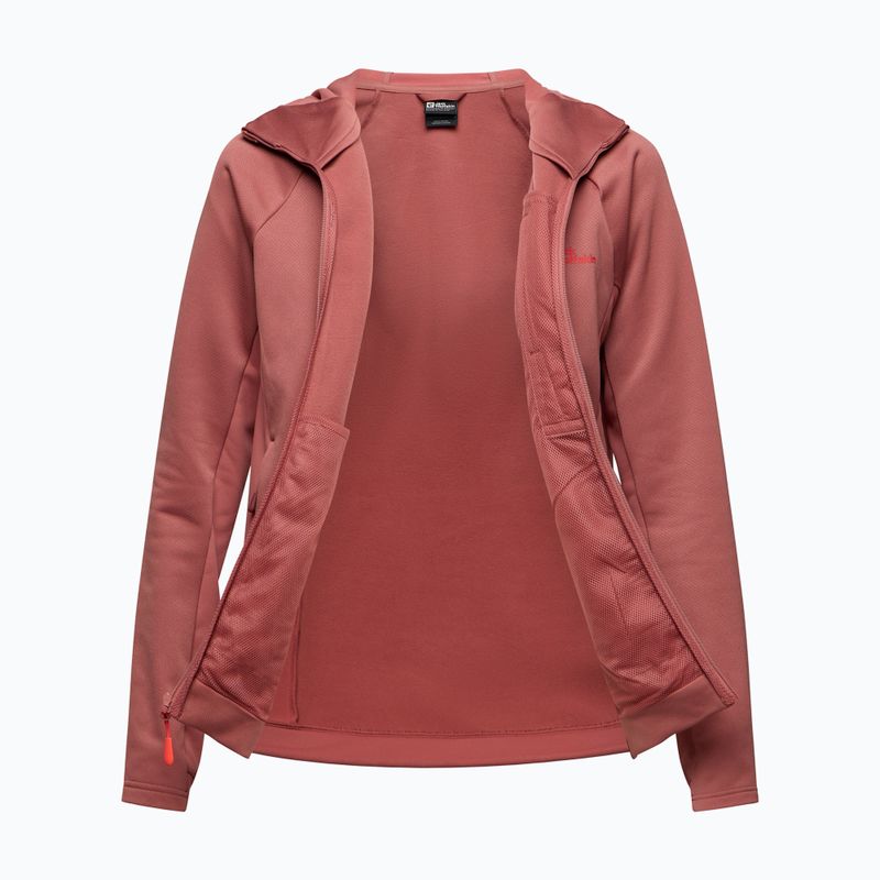 Jack Wolfskin women's fleece sweatshirt Alpgrat mineral red 7
