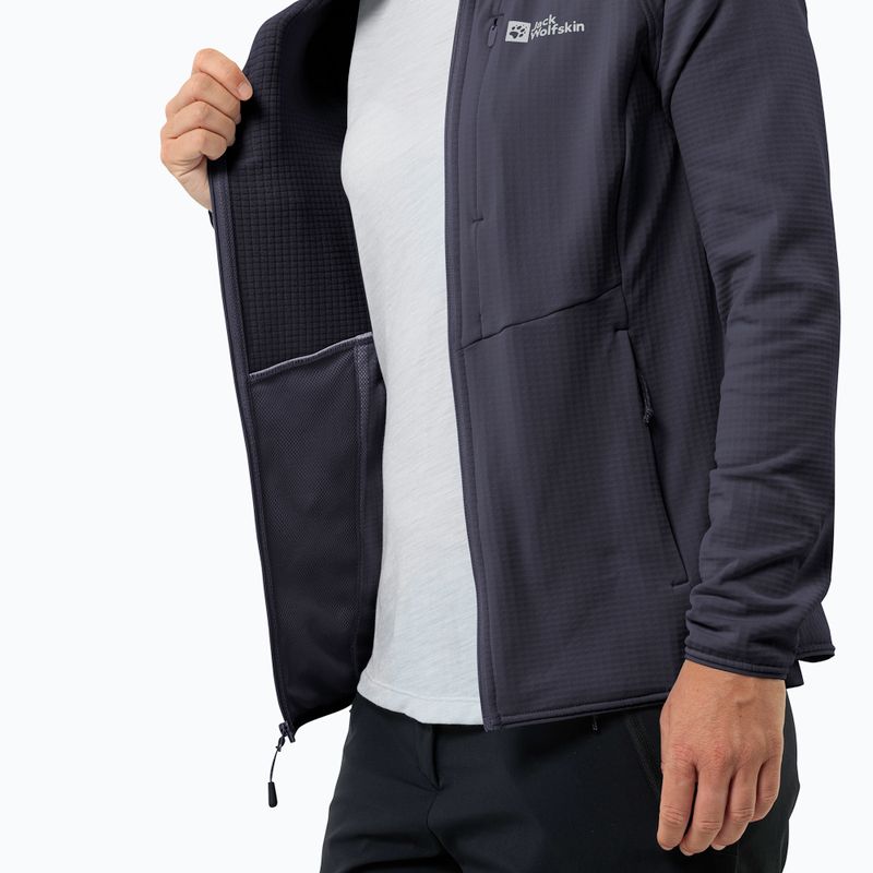 Jack Wolfskin women's fleece jacket Kolbenberg Hooded Fz graphite 6