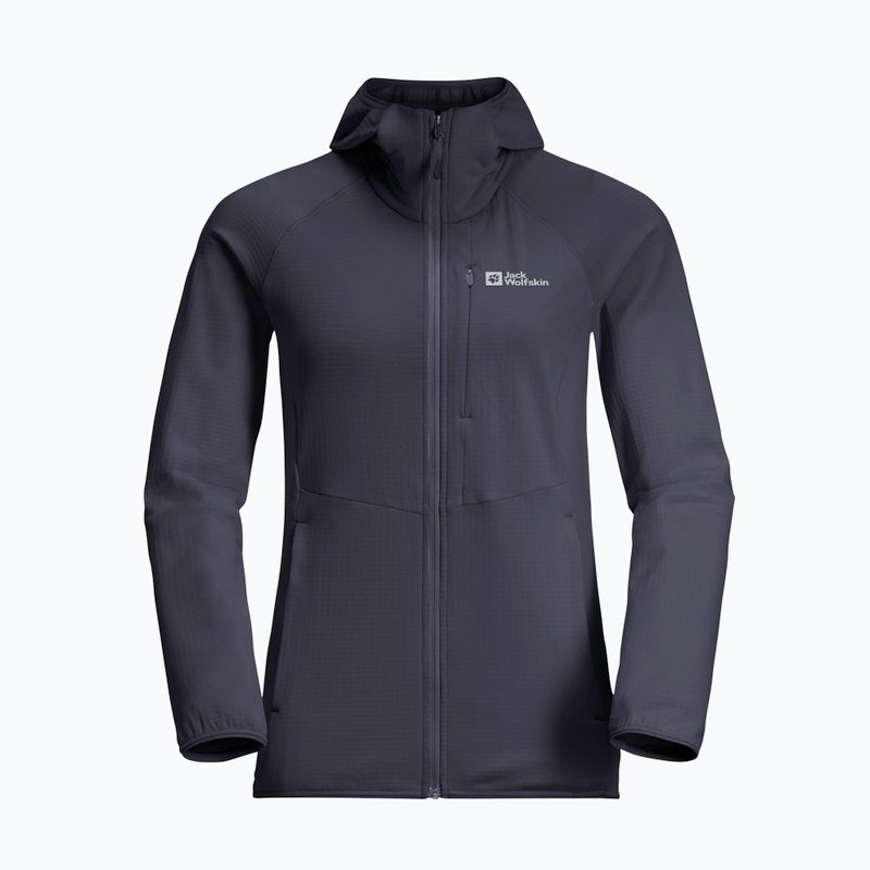 Jack Wolfskin women's fleece jacket Kolbenberg Hooded Fz graphite 7