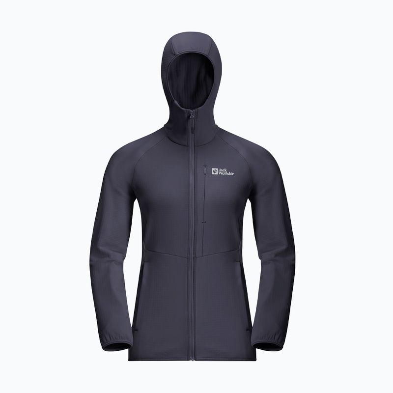 Jack Wolfskin women's fleece jacket Kolbenberg Hooded Fz graphite 8