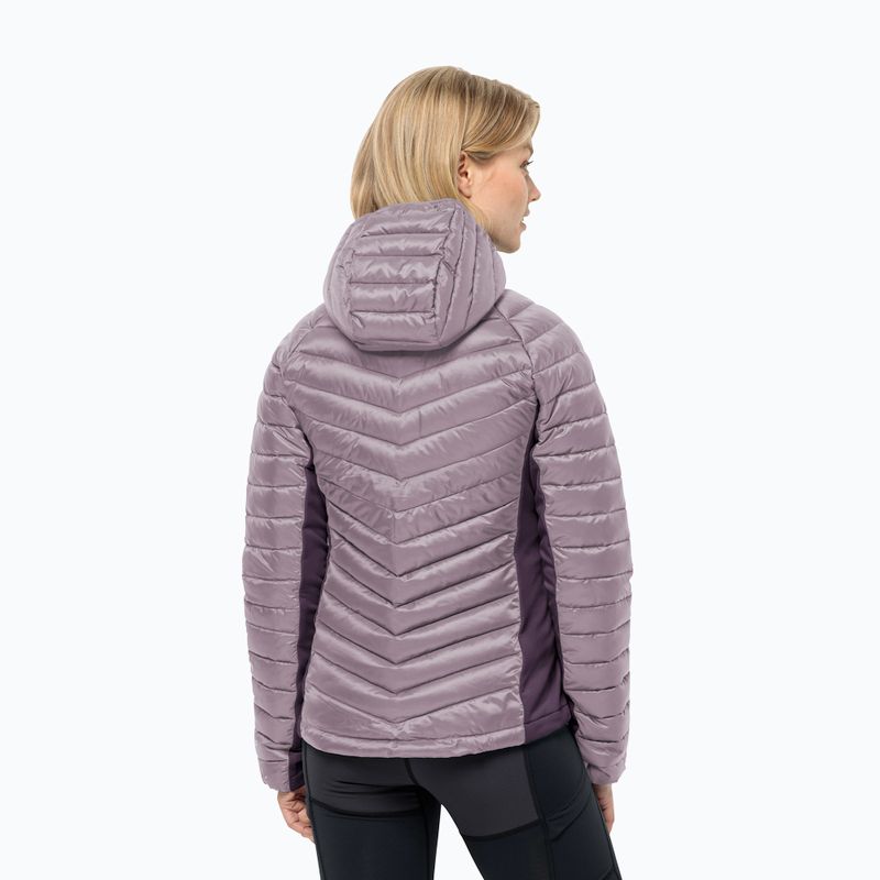 Women's hybrid jacket Jack Wolfskin Routeburn Pro Ins wild blossom 2