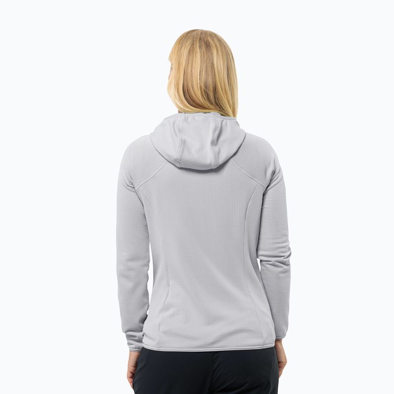 Jack Wolfskin women's fleece jacket Kolbenberg Hooded Fz cool grey 2
