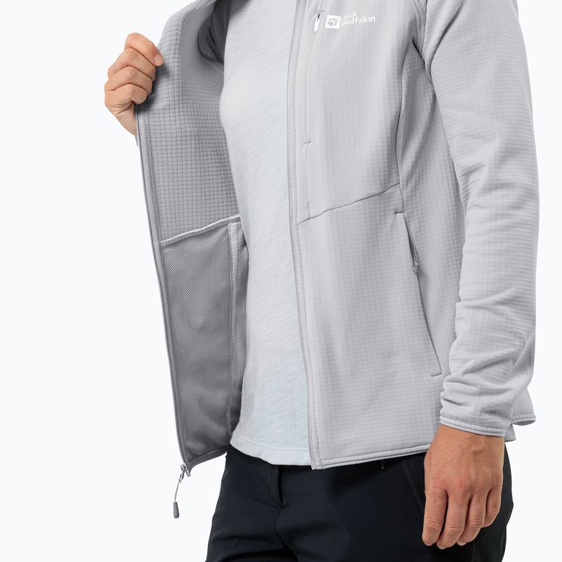 Jack Wolfskin women's fleece jacket Kolbenberg Hooded Fz cool grey 6