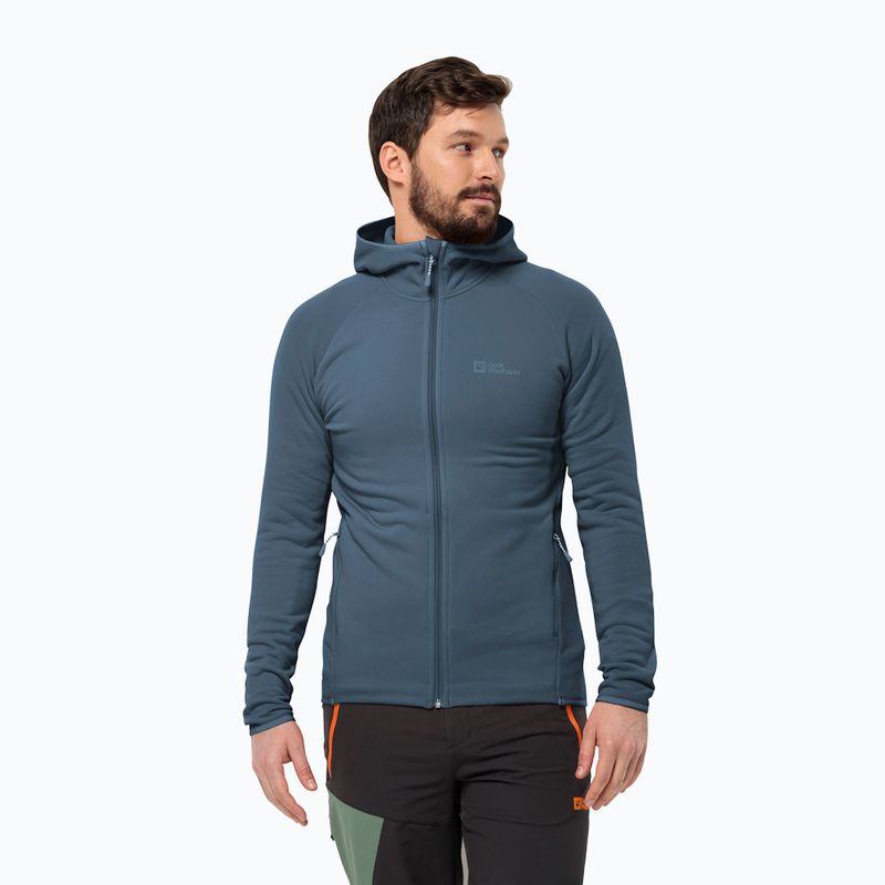 Men's Jack Wolfskin Baiselberg Hooded Fz fleece sweatshirt